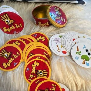 Spot It! Matching Game with Tin